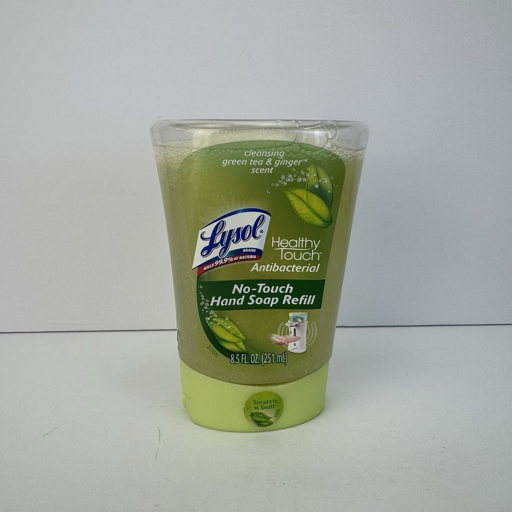Lysol No Touch Hand Soap Refill‎ Green Tea & Ginger 8.5 fl oz NEW DISCONTINUED